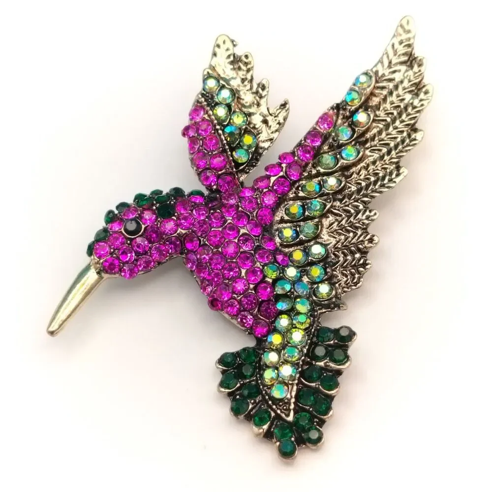 Hummingbird Brooch Pin Approx 2.5